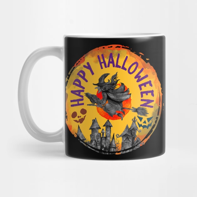 Happy Halloween Festive and Spooky Holiday Graphic Tee by Urbanprint